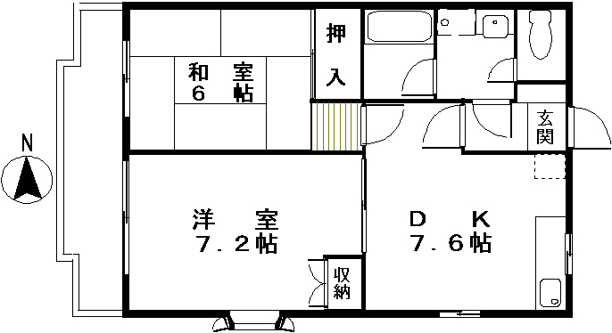 パークセントラル 203号室