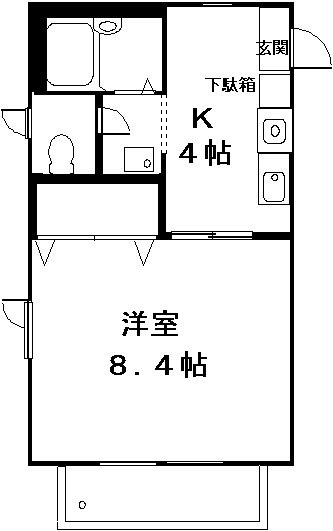 メイプルハイツ　206号室